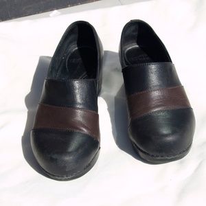 Dansko Clogs size 37 Black & Brown
